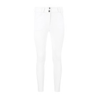 Pantaloni da equitazione Kentucky Miami da donna con grip al ginocchio Bianco