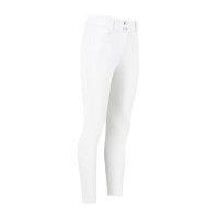 Pantaloni da equitazione Kentucky Miami da donna con grip al ginocchio Bianco