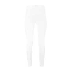 Pantaloni da equitazione Kentucky Miami da donna con grip al ginocchio Bianco