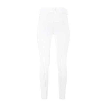 Pantaloni da equitazione Kentucky Miami da donna con grip al ginocchio Bianco