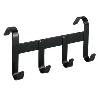 Porta-testiere 4 ganci Covalliero Nero