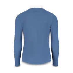Polo da competizione Kentucky Osaka a maniche lunghe per ragazzo Marina Blu marino