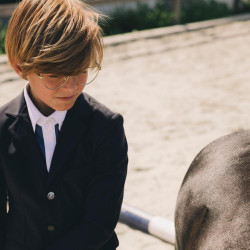 Giacca da competizione Kentucky Lyon ragazzo Marina Blu marino