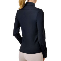 Camicia a maniche lunghe da donna Equestrian Stockholm Performance Nero