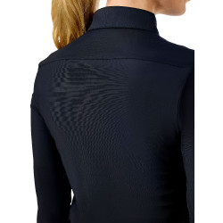 Camicia a maniche lunghe da donna Equestrian Stockholm Performance Nero Camicia a maniche lunghe da donna Equestrian Stockholm Performance Nero