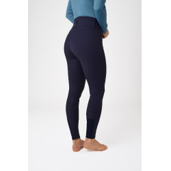 Pantaloni con fondo in silicone effetto pelle Tiffany B Vertigo donna Blu navy scuro