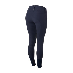 Pantaloni con fondo in silicone effetto pelle Tiffany B Vertigo donna Blu navy scuro