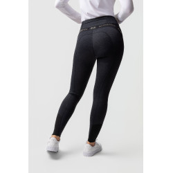 Pantaloni aderenti B Vertigo Jenny con fondello in pelle da donna Nero