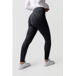 Pantaloni aderenti B Vertigo Jenny con fondello in pelle da donna Nero