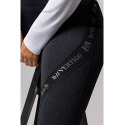 Pantaloni aderenti B Vertigo Jenny con fondello in pelle da donna Nero