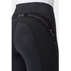 Pantaloni aderenti B Vertigo Jenny con fondello in pelle da donna Nero