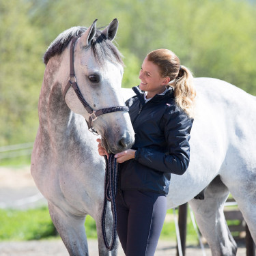 Giacca da donna Horze Supreme Alexa Blu navy