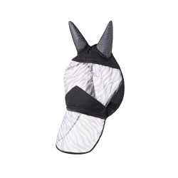 Maschera anti-mosche Zebra Horze Nero