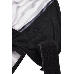 Maschera anti-mosche Zebra Horze Nero