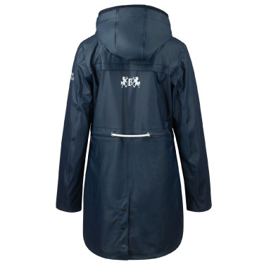 Impermeabile in PU Emma donna B Vertigo Blu navy scuro