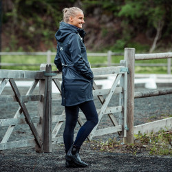 Impermeabile in PU Emma donna B Vertigo Blu navy scuro