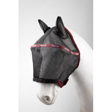 Maschera anti-mosche Horze con cerchietti Vino Windsor Bordeaux