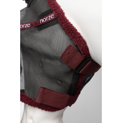 Maschera anti-mosche Horze con cerchietti Vino Windsor Bordeaux