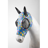 Maschera anti-mosche Horze elastica da infilare Giallo banana