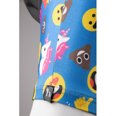 Maschera anti-mosche Horze elastica da infilare Emoji Motivi Maschera anti-mosche Horze elastica da infilare Emoji Motivi