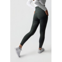Leggings termici B Vertigo senza cuciture con grip integrale Leonora Titano marino Blu marino