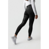 Leggings termici B Vertigo senza cuciture con grip integrale Leonora Nero bellezza
