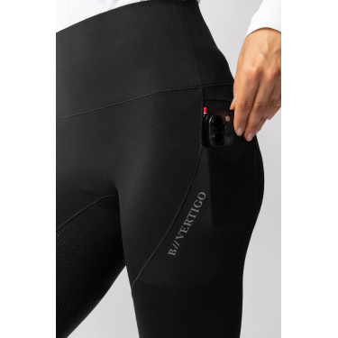 Leggings termici B Vertigo senza cuciture con grip integrale Leonora Nero bellezza