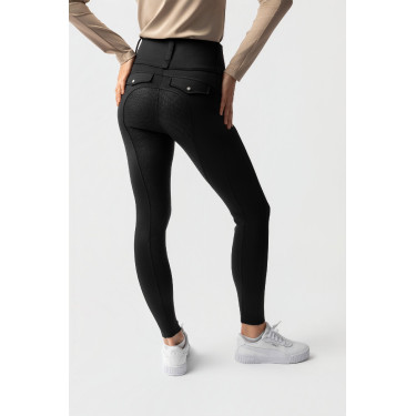 Leggings termici ibridi Horze Anya full grip Nero Leggings termici ibridi Horze Anya full grip Nero