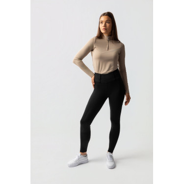 Leggings termici ibridi Horze Anya full grip Nero Leggings termici ibridi Horze Anya full grip Nero