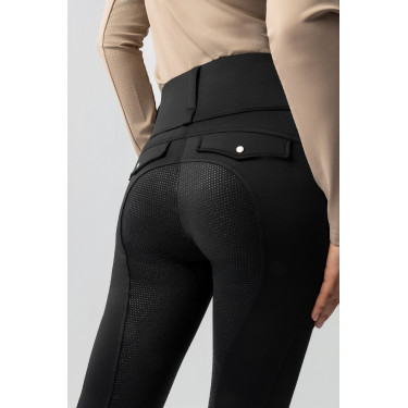 Leggings termici ibridi Horze Anya full grip Nero Leggings termici ibridi Horze Anya full grip Nero