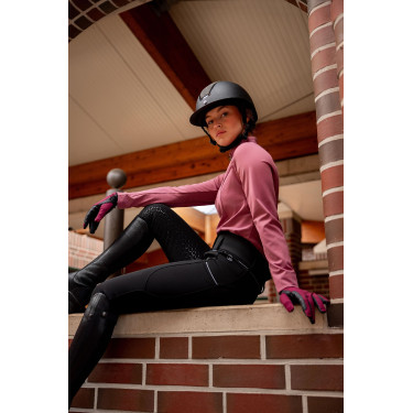 Pantaloni da equitazione Corinne Thermo Horze full grip Nero Pantaloni da equitazione Corinne Thermo Horze full grip Nero