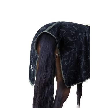 Coperta in pile per pony Horze Pegasus Mirtillo Blu