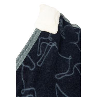Coperta in pile per pony Horze Pegasus Mirtillo Blu