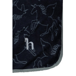 Coperta in pile per pony Horze Pegasus Mirtillo Blu