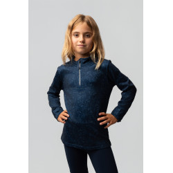 Maglietta da allenamento Pegasus per bambini Horze Mirtillo Blu
