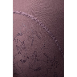 Leggings termici da bambino Horze Dea con grip completo Selce Grigio