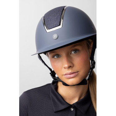 Casco in Metallo Scintillante Monarch II Horze Blu scuro