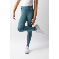 Leggings da equitazione per bambini Horze Dea Blu artico