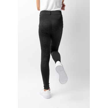 Leggings da equitazione per bambini Horze Dea Nero