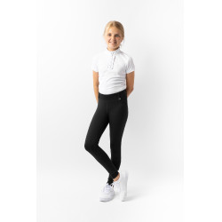 Leggings da equitazione per bambini Horze Dea Nero