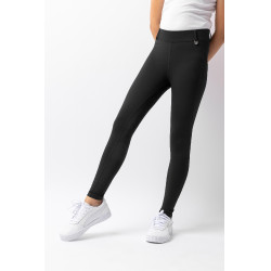Leggings da equitazione per bambini Horze Dea Nero
