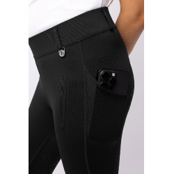 Leggings da equitazione per bambini Horze Dea Nero