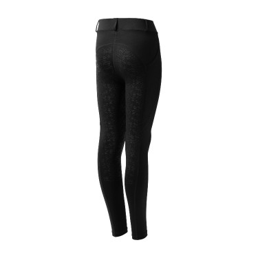 Leggings da equitazione per bambini Horze Dea Nero