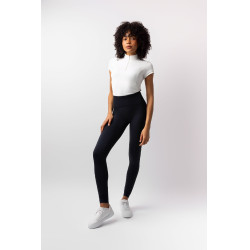 Leggings Scrunch Horze Nessa full grip senza cuciture Nero
