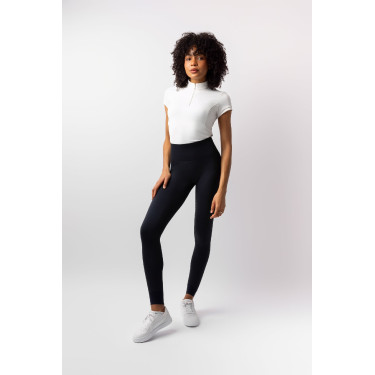 Leggings Scrunch Horze Nessa full grip senza cuciture Nero