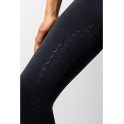 Leggings Scrunch Horze Nessa full grip senza cuciture Nero