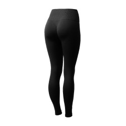 Leggings Scrunch Horze Nessa full grip senza cuciture Nero