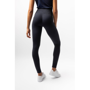 Leggings Scrunch Horze Nessa full grip senza cuciture Apertura Blu marino