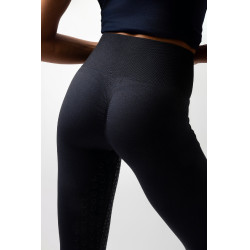 Leggings Scrunch Horze Nessa full grip senza cuciture Apertura Blu marino