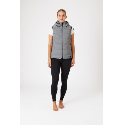 Gilet imbottito senza maniche riflettente da donna Horze Argento riflettente Gilet imbottito senza maniche riflettente da donna Horze Argento riflettente